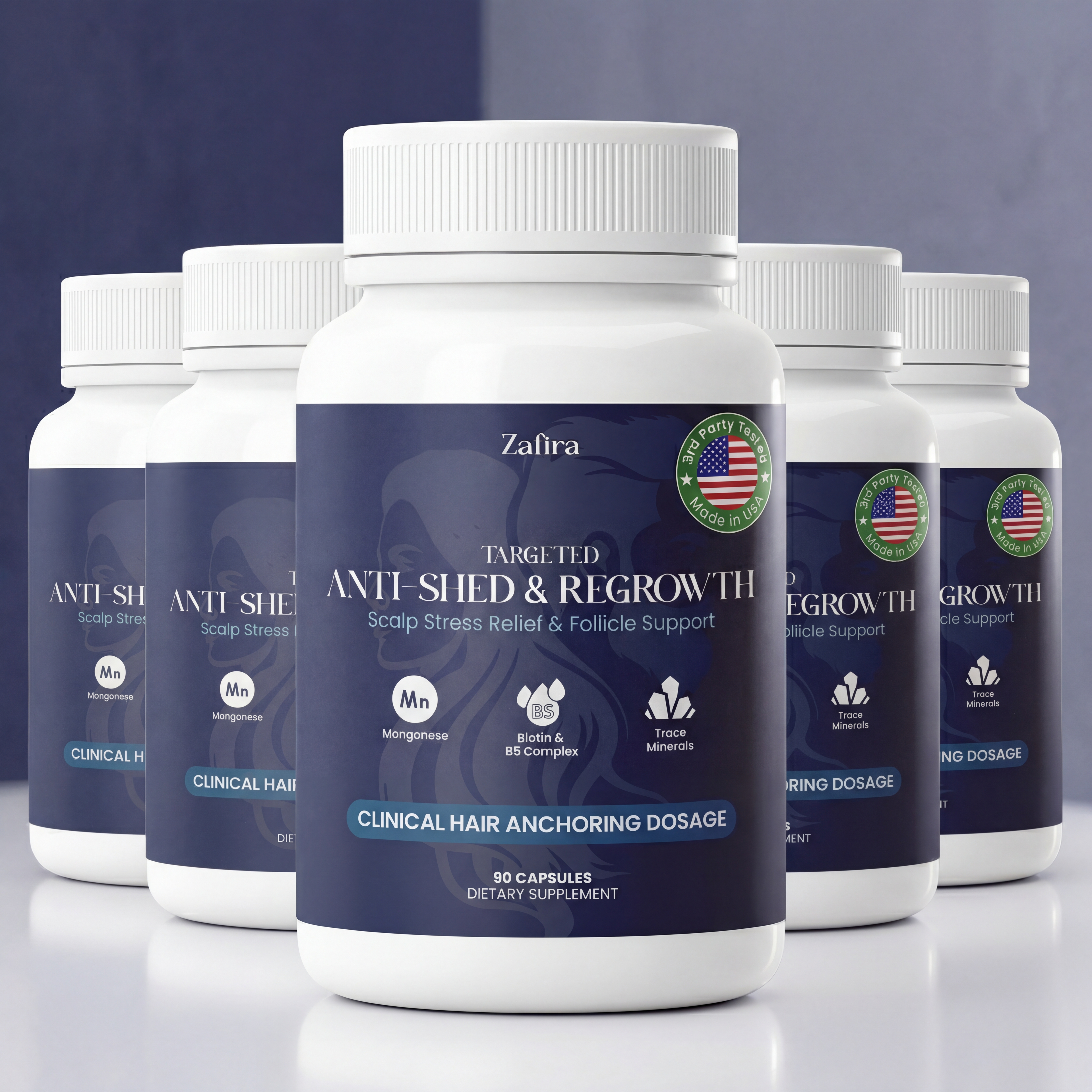 150-Day Supply Targeted Anti-Shed & Hair Regrowth Formula
